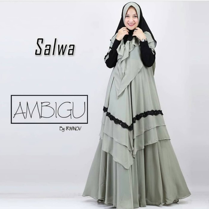 Baju Gamis Wanita Terbaru / Gamis Murah / Gamis Syari Salwa Syari