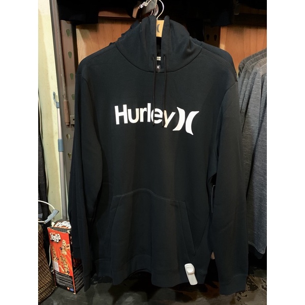 JAKET PRIA HODIE HURLEY ORIGINAL WARANA HITAM BEST SELLER BERKUALITAS TINGGI