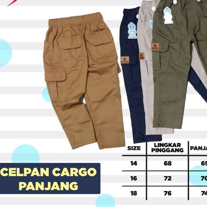 CELANA CARGO PANJANG/CELANA CARGO ANAK/CARGO ANAK