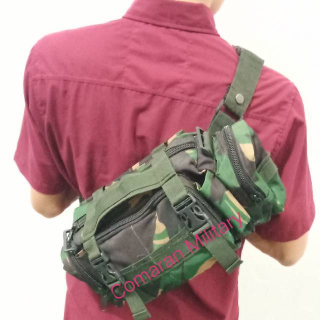 TAS SELEMPANG LORENG MALVINAS - TAS SAMPING - TAS TACTICAL ARMY