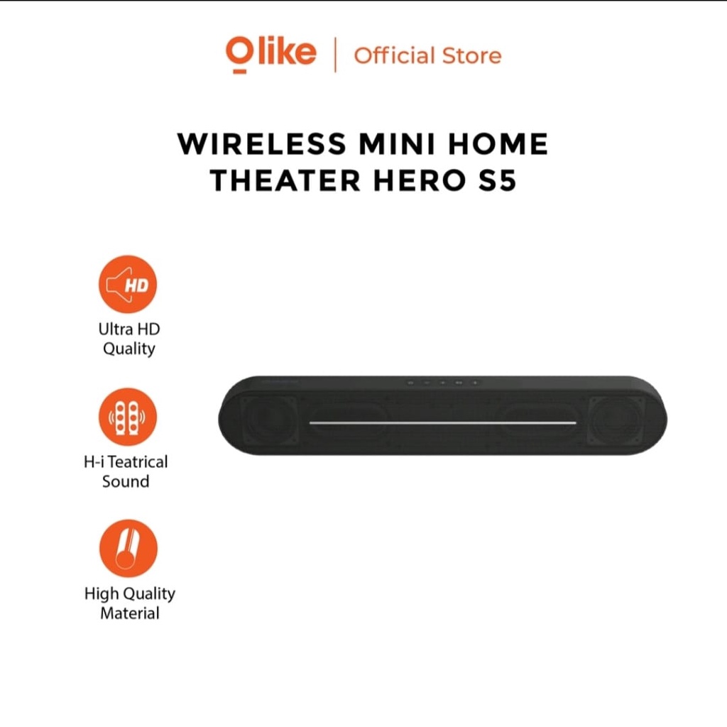 OASE WIRELESS MINI HOME THEATER HERO S5 GARANSI RESMI