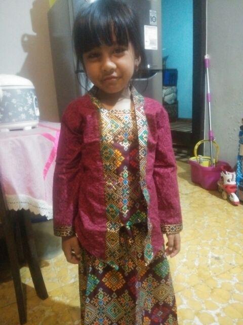 Termurah Best Seller Kebaya Kutubaru Anak Batik , Kutubarukids , Kutubaru Modern , Kebaya Batik Anak
