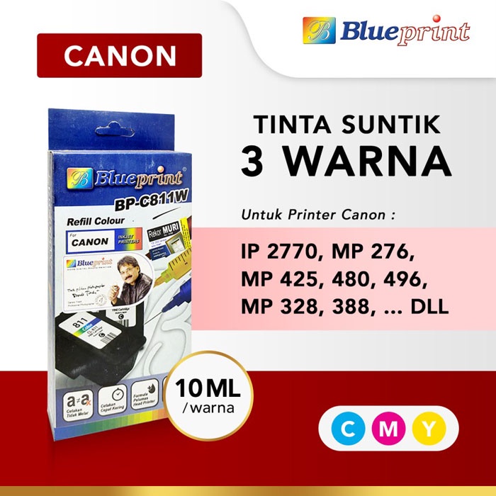 Blueprint Tinta Refill Canon Colour Pigment BP-C811W