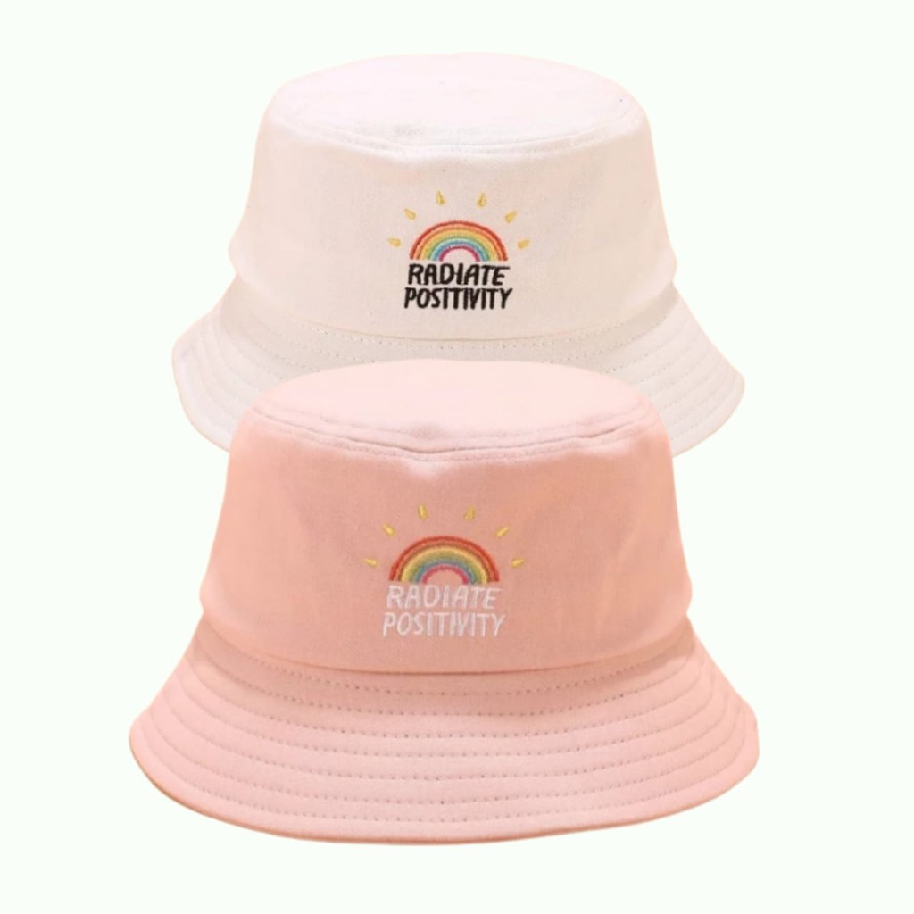 topi bucket hat pria dan wanita bolak balik bervariasi bordil bolak balik luar dalam 100% premium