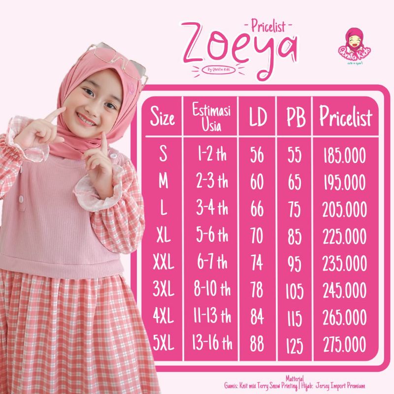 Zoeya by Qonita Kids