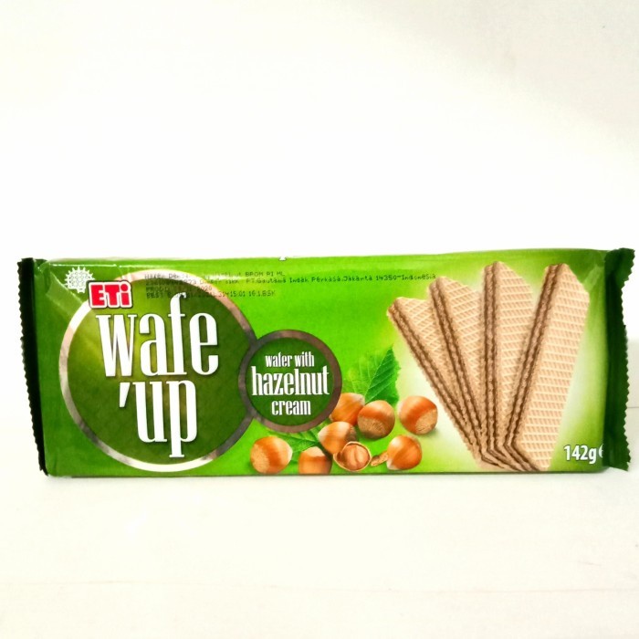 

ETI WAFE'UP WAFER WITH HAZELNUT CREAM 142 GR - WAFER RASA KACANG HAZEL