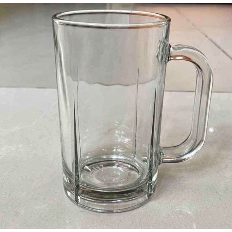 6 pcs Gelas Kaca Domingo Citinova/Gelas Beer Besar / Gelas Gagang