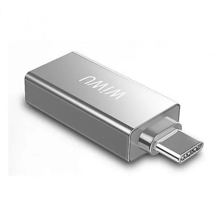 Wiwu T02 Hub Konverter Tipe C Ke Usb 3.0 Untuk Transfer Charging