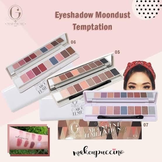 [LOCAL ] - MADAME GIE Moondust Temptation Eyeshadow ( eye shadow madam gie)