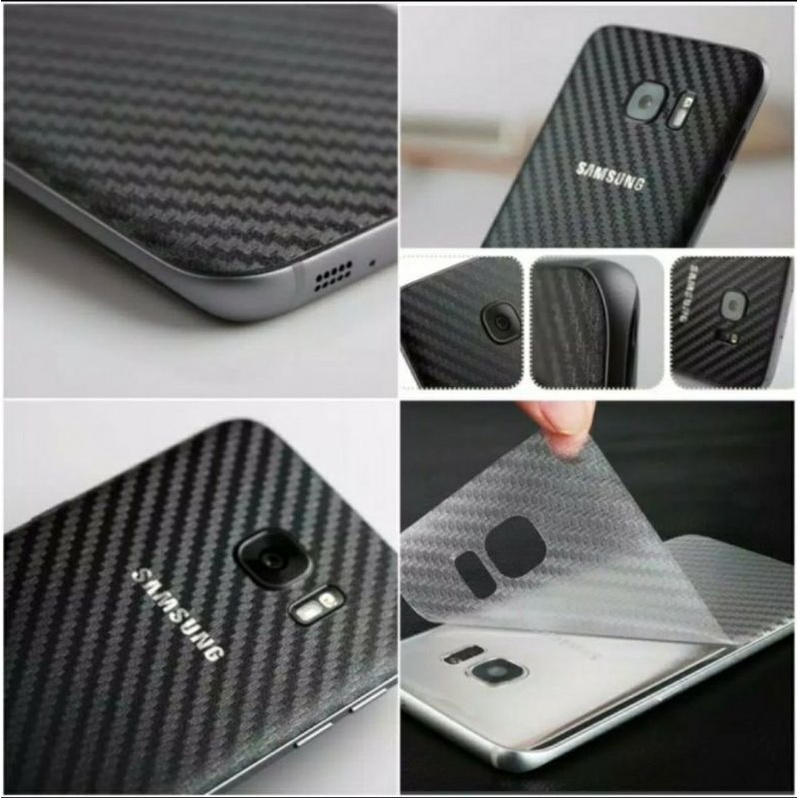 SKIN KARBON -ANTI GORES BELAKANG SAMSUNG J2 PRIME G532 - J4+ -J6+ -J7+ -J7 PRO/J730 -S21+ -S21 ULTRA