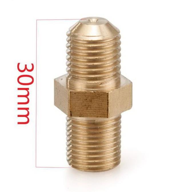 :=:=:=:=] FITTING ADAPTOR TURBO AN4 OLI KUNINGAN RESTRICTOR