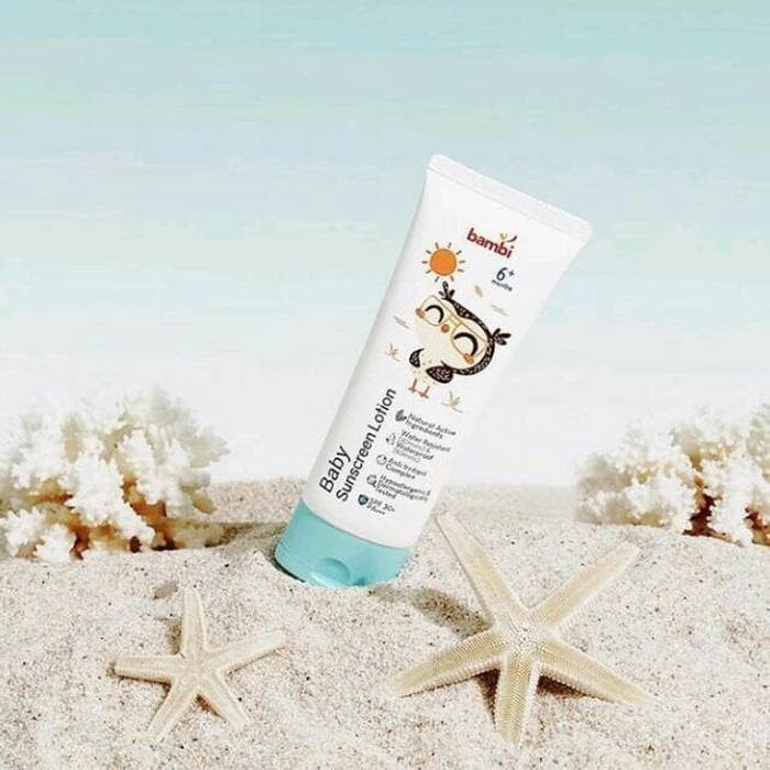 PERA521 BAMBI BABY SUNSCREEN LOTION SUNBLOCK BAYI 100ml spf 30 exp Juni 2025