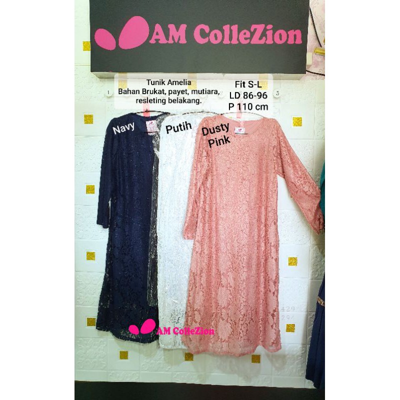 AM Tunik Amelia Mutiara Payet
