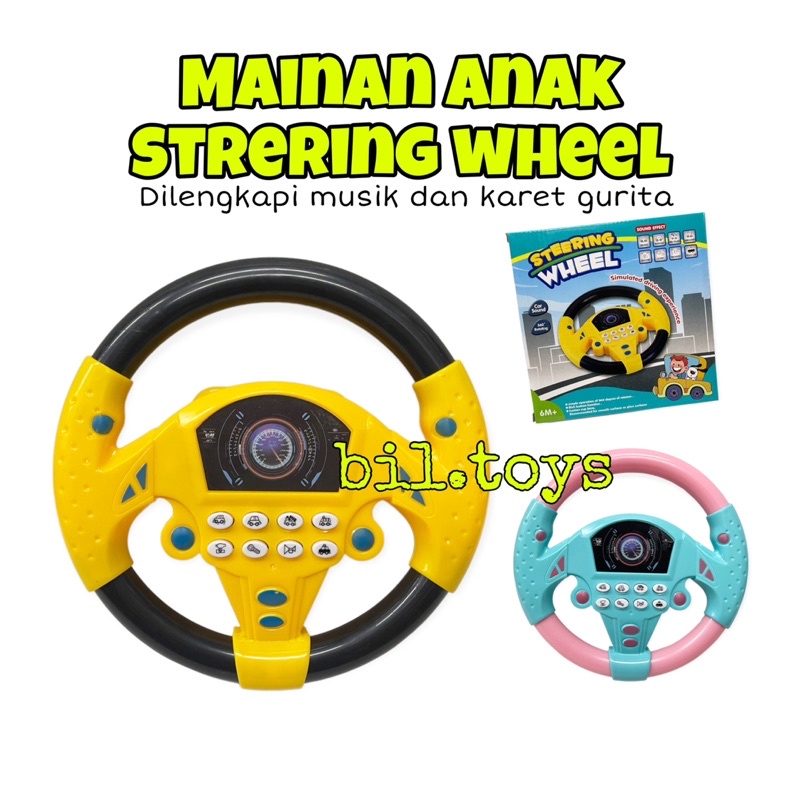 MAINAN ANAK STEERING WHEEL MAINAN ANAK SETIR MOBIL MAINAN STIR STIRAN MOBIL ANAK MAINAN EDUKASI