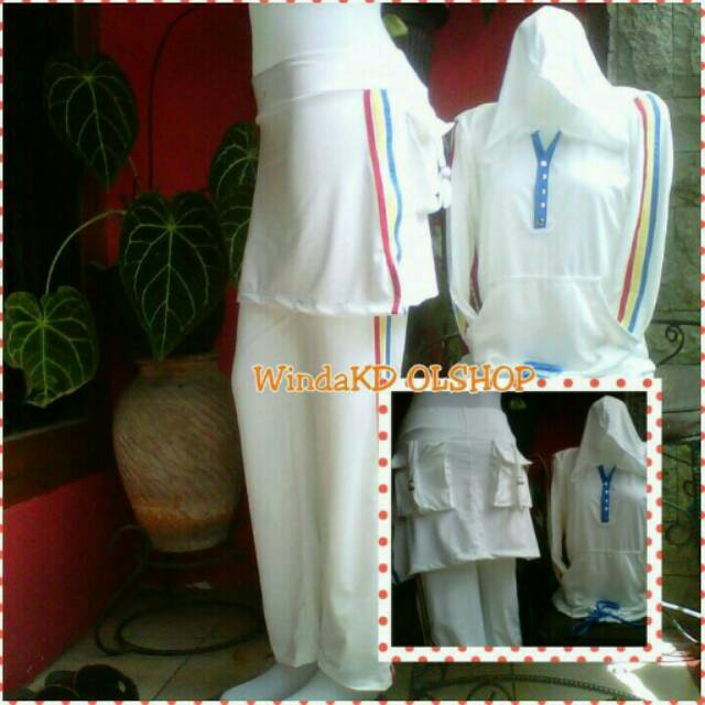 Baju senam muslim/zumba/aerobic