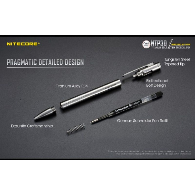 

German Schneider Pen Refills Nitecore NTP30