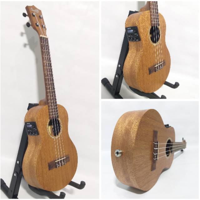 Ukulele Cowboy Elektrik Tuner Ukuran Tenor 25 Inch Original