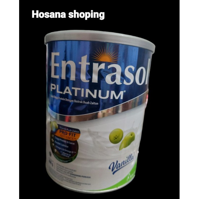 Entrasol Platinum 800 gr vanila