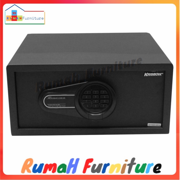 Brankas Besi/Brankas Hotel Krisbow digital dengan pengaman 2 kunci