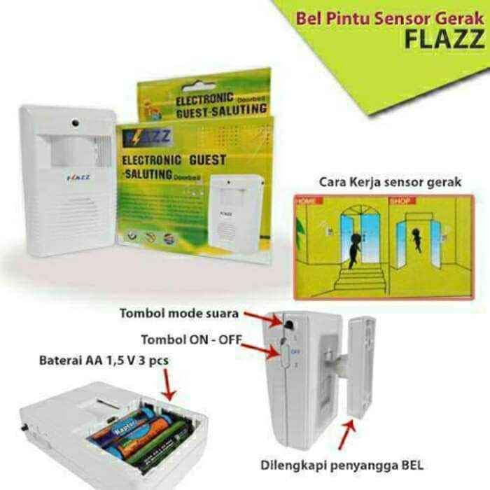 bel pintu sensor gerak