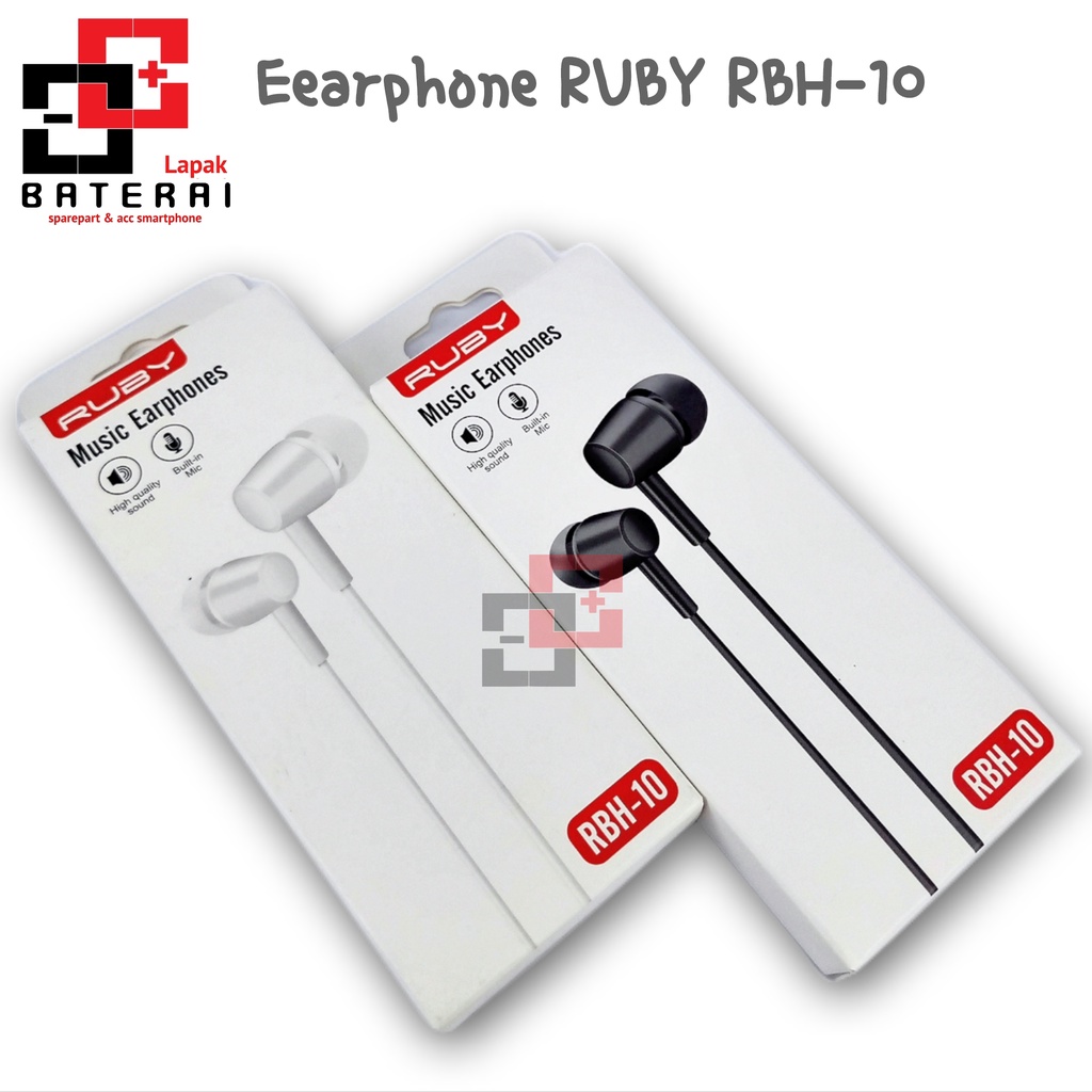 RUBY - RBH-10 Handsfree Music Bass / Earphone HF handset hedset