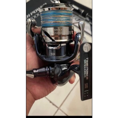 REEL Pancing Shimano twin power sw 5000 hg , tanpa PE , second like new