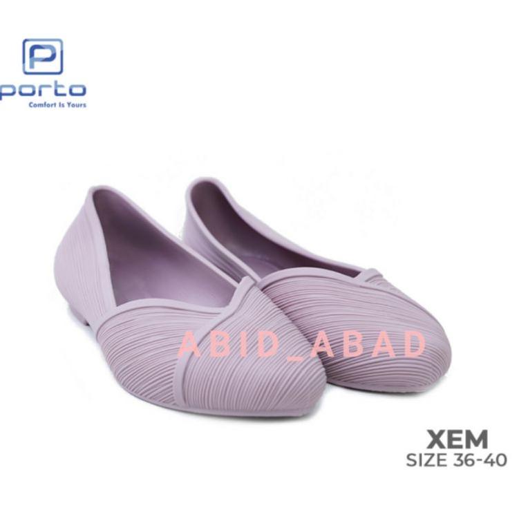 Sepatu Jelly Wanita Porto Lady XEM / Sandal Sepatu Wanita NAGITA MINIMALIS Nyaman / Sepatu balet wan