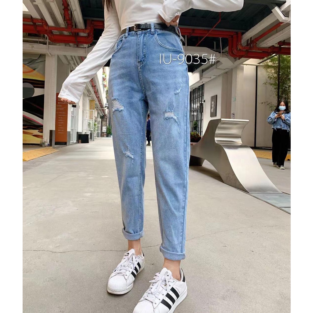 9035#jeans import terbaru, jeans wanita/ jeans robek