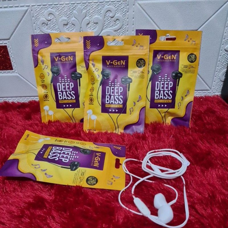 VGEN VEP1-18 - HEDSET/EARPHONE/HANDSFREE MURAN ORIGINAL - GROSIR MURAH