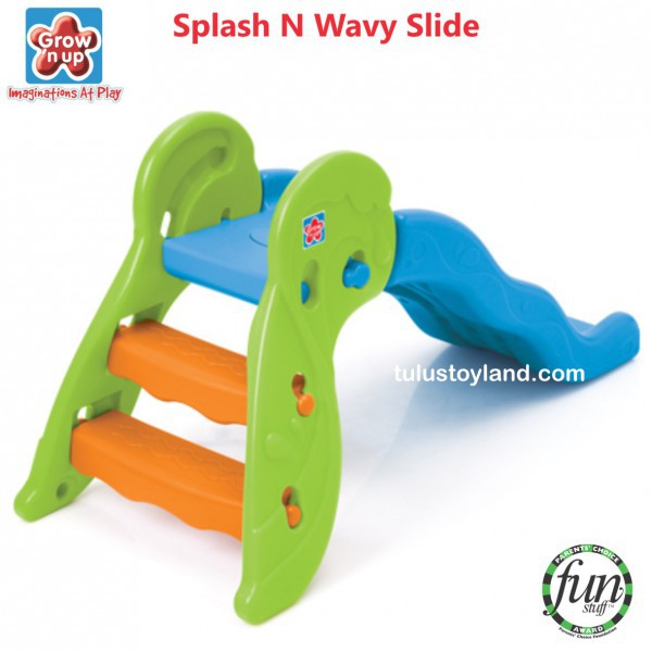 Perosotan Anak Grow n Up Splash N Wavy Slide pasang selang keluar Air