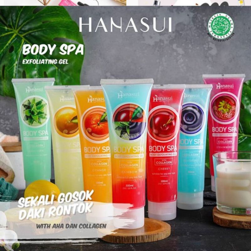 HANASUI BODY SPA EXFOLIATING GEL