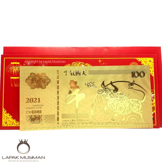 

ANGPAO LOGAM MULIA 24K ANGPAO ISI EMAS 999 IMLEK TAHUN 2021