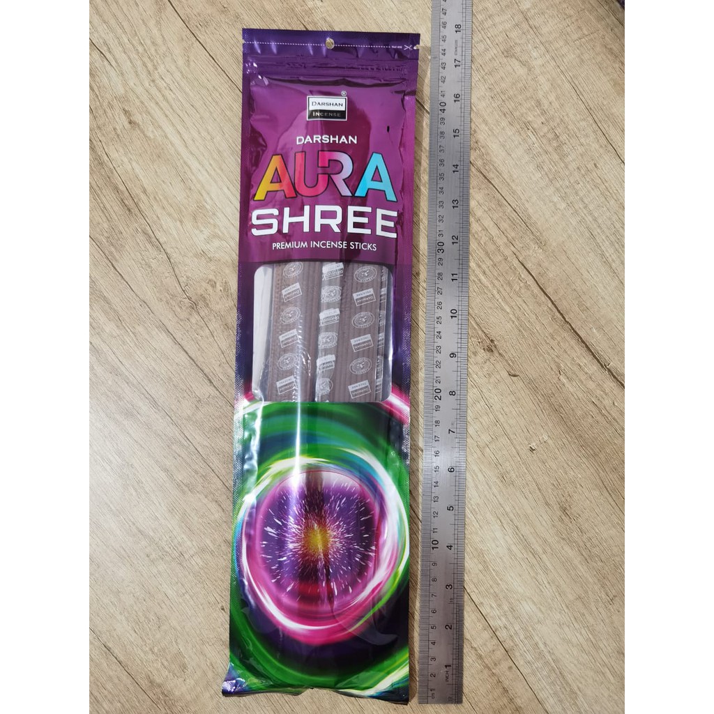 Dupa Hio Aura Shree Pouch Plastik Isi 100 Batang By India Darshan