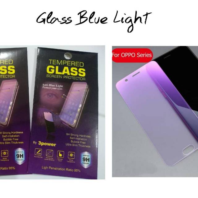 Vivo V9 Tempered glass blue ray blue light all type dideskripsi ya