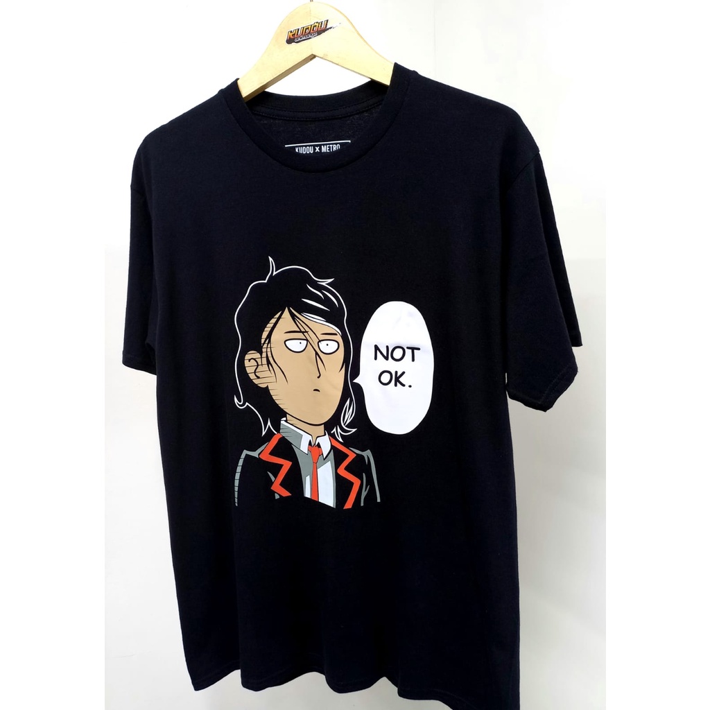 Kaos Saitama NOT OK One Punch Man Anime Manga Premium Unisex