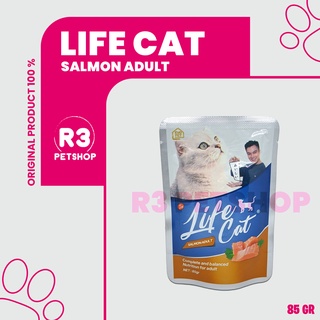 Makanan kucing basah Life Cat Pouch All Variant 85gr @1dus 24pcs