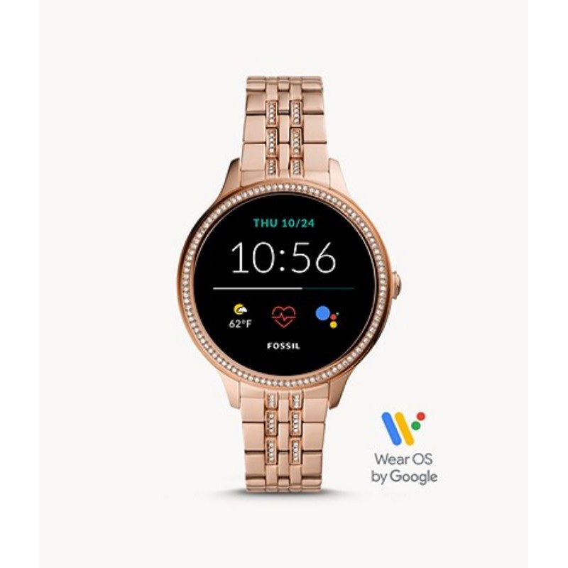 fos*sil gen 5E rose gold blink rg original ftw6073 dan mesh ftw6068