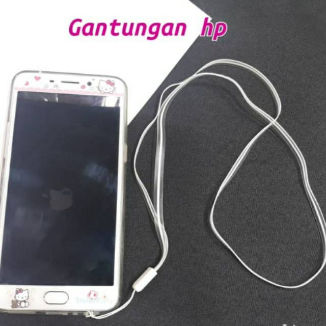 Gantungan Hp Tali gantungan Hp Gantungan Flashdisk ( isi 2pcs ) Tali hp leher polos