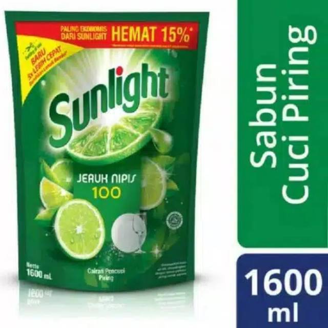 Promo Sunlight jeruk nipis 1600ml