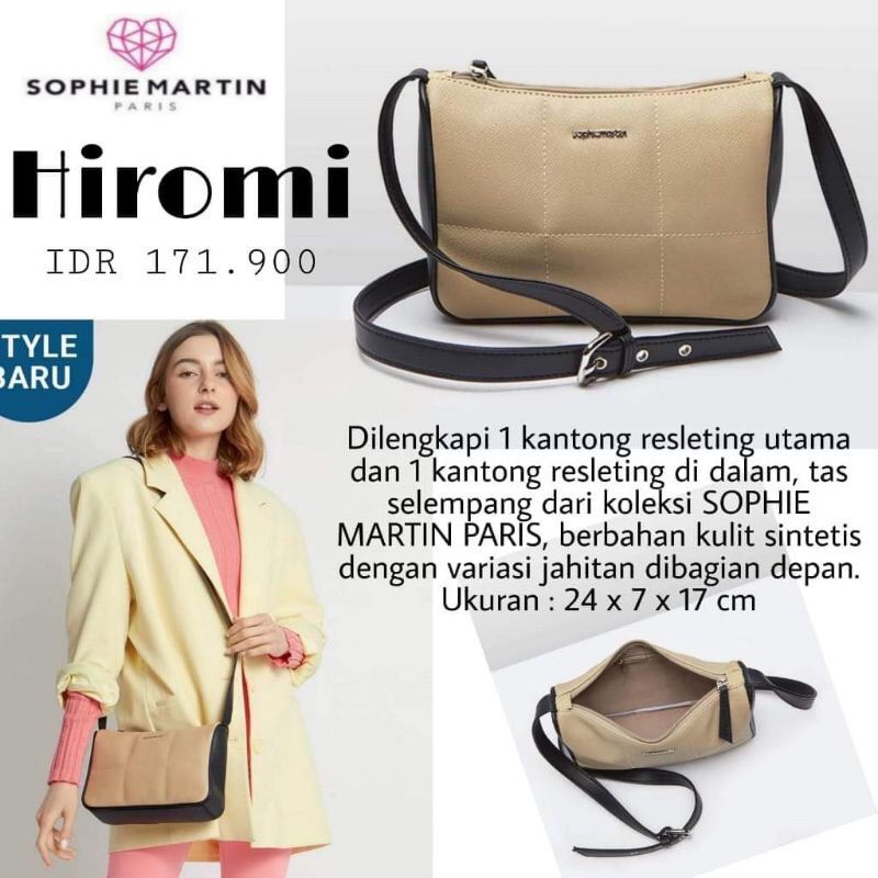 TAS HIROMI SOPHIE MARTIN PARIS Tas Promo Murah Sophie Paris Tas Kerja Tas Pesta