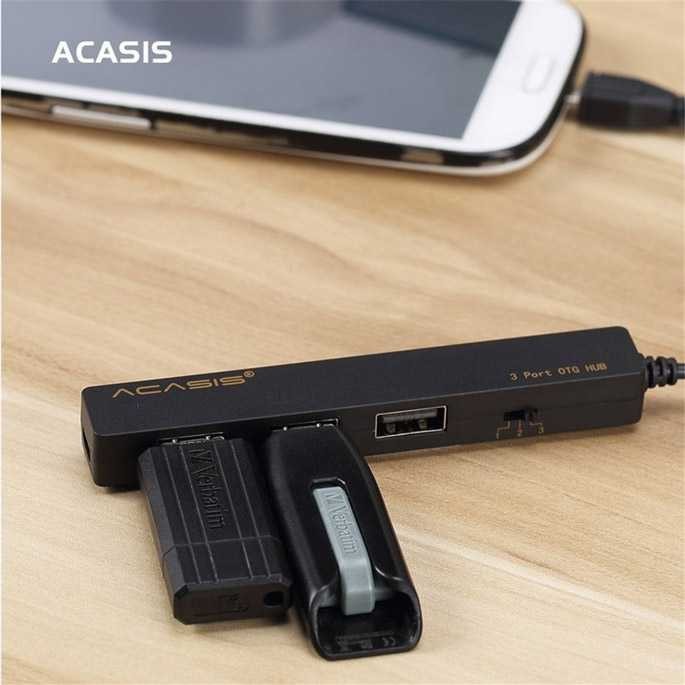 Acasis H207 OTG USB Hub 3 Port - H207