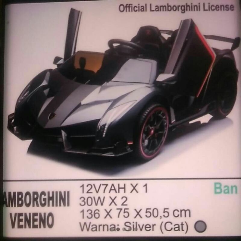 mainan mobil aki Lamborghini