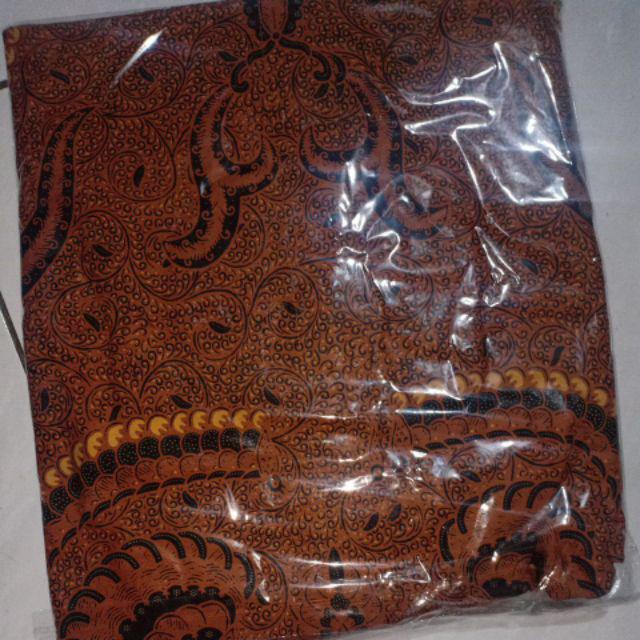 Ekslusif New Kemeja Batik Pria Lengan Panjang Kondangan Nikahan Kantor Reguler Fit