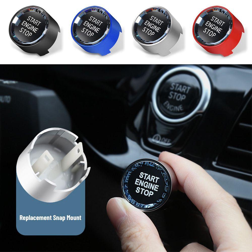 Populer Lgnition button Cover Kancing Plastik High Quality Onderdil Otomatis Untuk BMW 1,2,3,4,5,x1, X3, X5, F30, G30