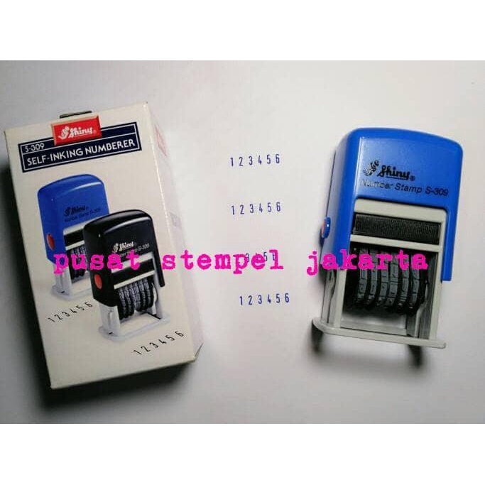 

Stempel / Stempel Shiny S309 Mini (Number/Nomorator)