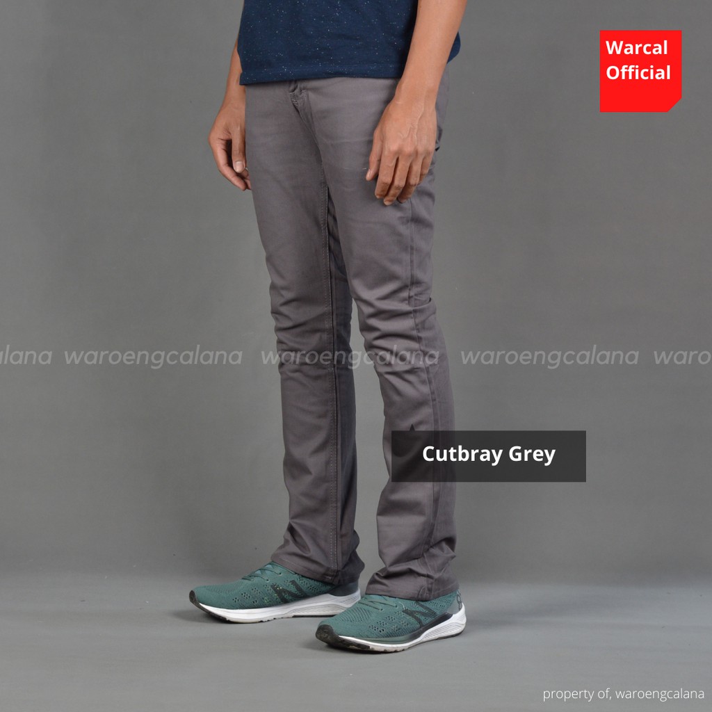 Varius Celana Cutbray Chino Grey