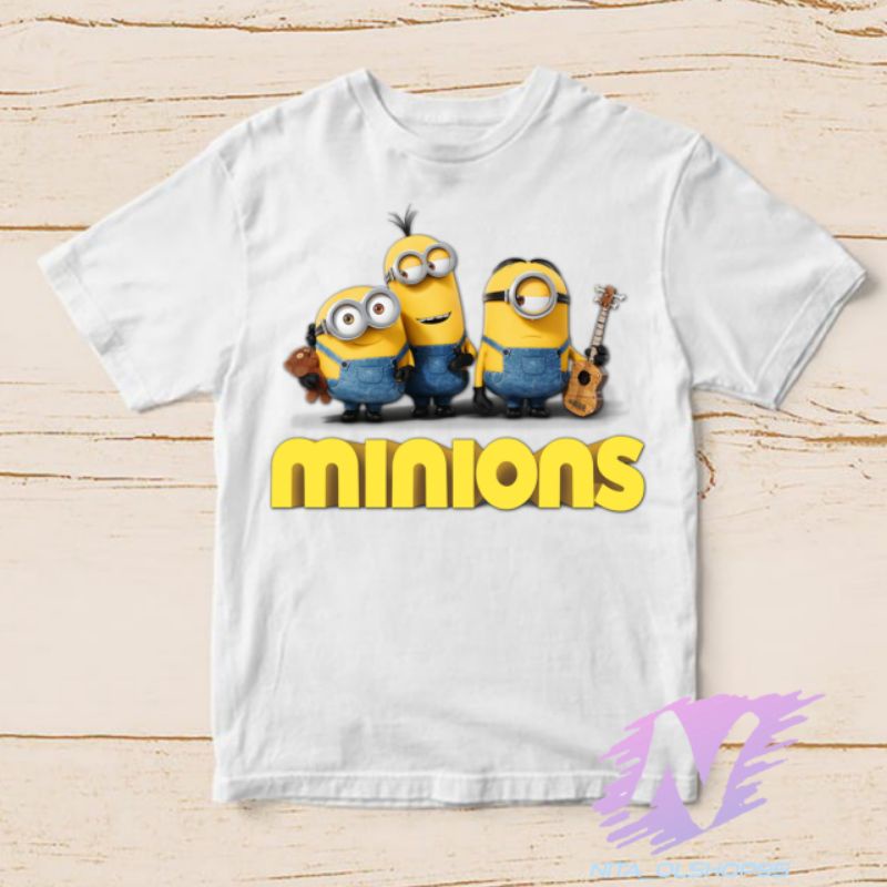 kaos anak Minions baju kartun anak