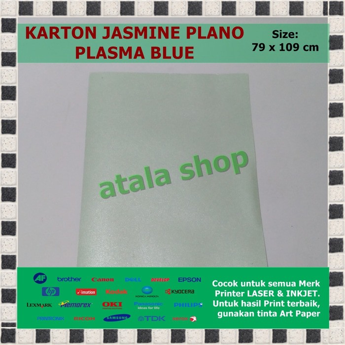 

Karton Jasmine Plano 79x109 cm - PLASMA BLUE / BIRU MUDA