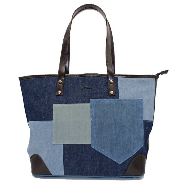 D.KELLY UNISEX TOTE BAG IMPORT JAPAN / TAS JEPANG WANITA PRIA / TAS TOTE