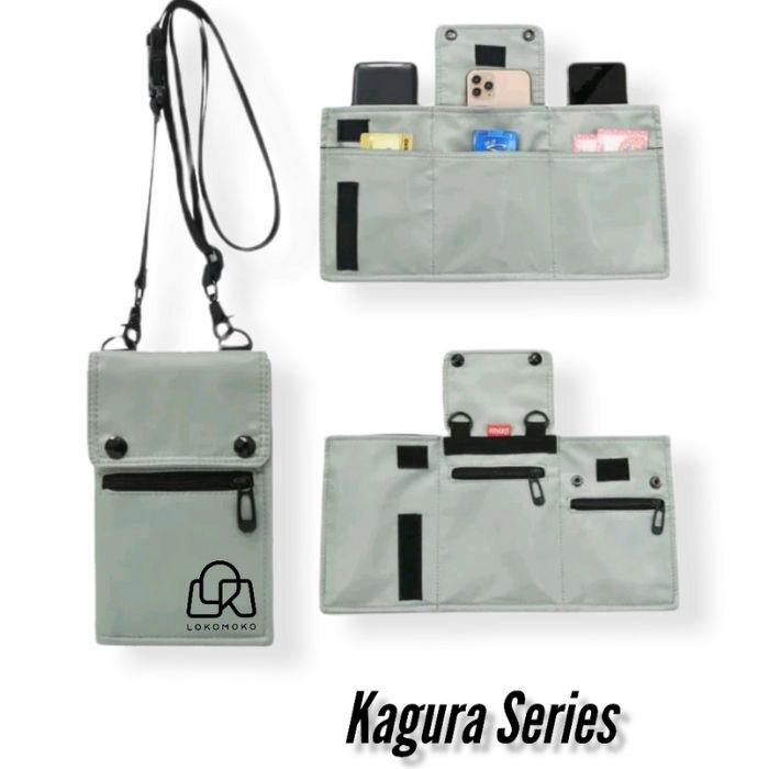 esstore19_Tas Selempang Pocket Tempat HP Pria Wanita Kagura Series by Lokomoko